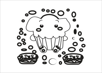Color My Funny Food