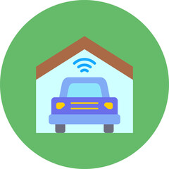 Obraz premium Smart Garage Icon