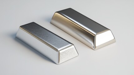 Precious Metals: A Study in Silver and Gold Ingots