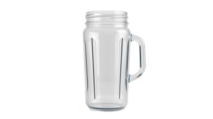 Photo of empty jar isolated on transparent background