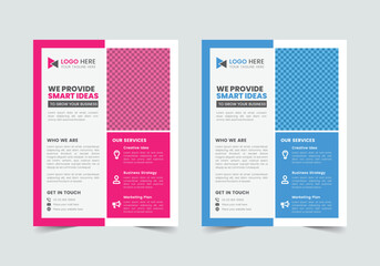Professional Business Flyer Template , CMYK , Print Ready , Marketing Agency Social Media Post Template, Facebook Post, ,LinkedIn Post