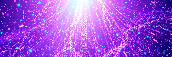 Obraz premium Luminescent Neon Patterns for Father's Day Celebrations