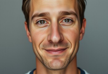 Fototapeta premium Male portrait with prominent nose