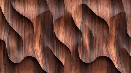 Abstract Wood Textures with Fluid Shapes and Warm Tones