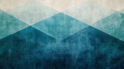 Geometric teal shapes with textured abstract overlay for corporate branding, website header, or minimalist design projects blending clean lines and modern simplicity in a dynamic artistic style