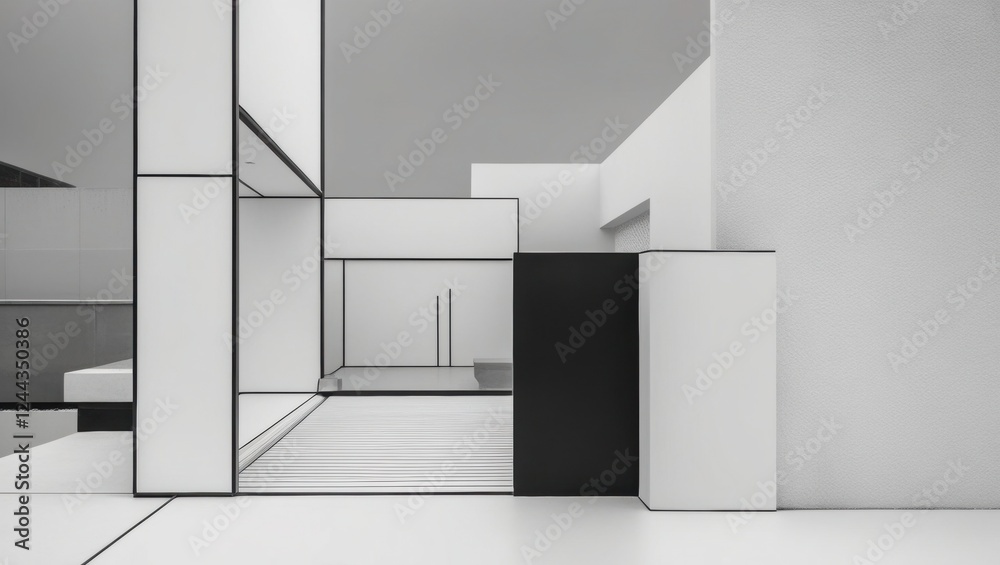 Poster Artistic Minimalist Architecture