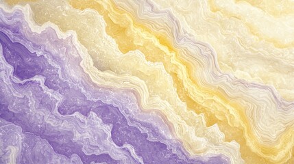 Fototapeta premium Abstract Lavender and Gold Marble Texture: A Serene Swirl of Hues