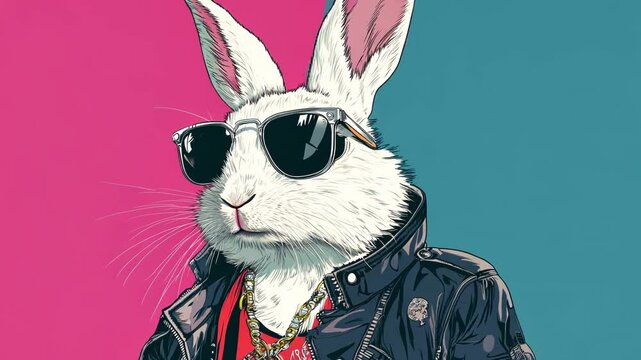 Cute Cartoon Bunny Illustration for Easter Celebration