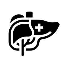 Animal health care symbol with medical cross