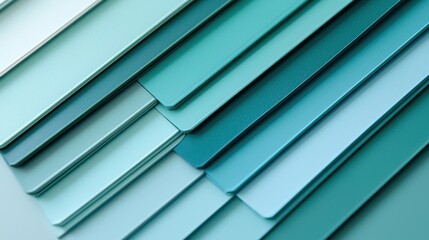 Obraz premium Abstract Teal and Blue Color Palette: A Stunning Display of Hues and Shades