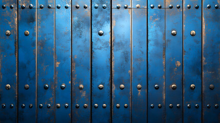 Fototapeta premium A rusted metal surface with orange and brown tones, showing years of natural aging and wear.