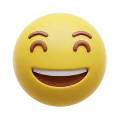 Fototapeta premium happy smiley face emoji 