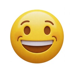 Fototapeta premium happy smiley face emoji 
