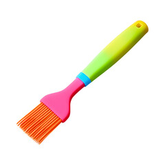 Colorful Brush Isolated on Transparent Background