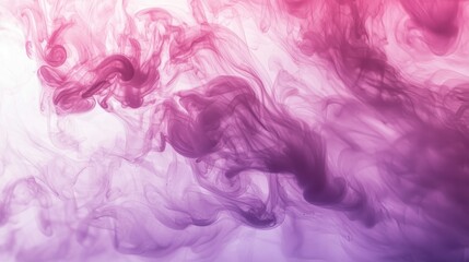 Fototapeta premium Abstract Pink and Purple Ink Swirls: A Dreamlike Visual Symphony