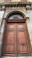 old wooden door