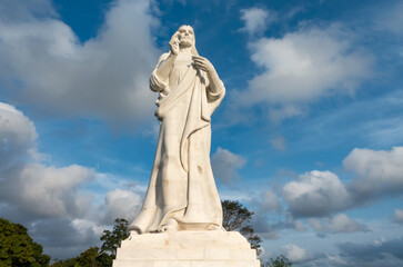 The Christ of Havana, sculpture of Jesus in Havana, Cuba.