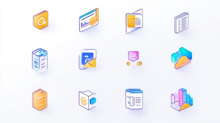 27 simple business icons for web subscriptions: service agreements, customer loss (churn), account activation, billing, usage-based pricing, great customer experiences, perks etc.