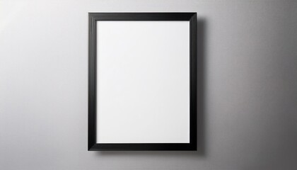 Clean Modern A4 Landscape Achievement Certificate or Poster Mockup in Wall Frame