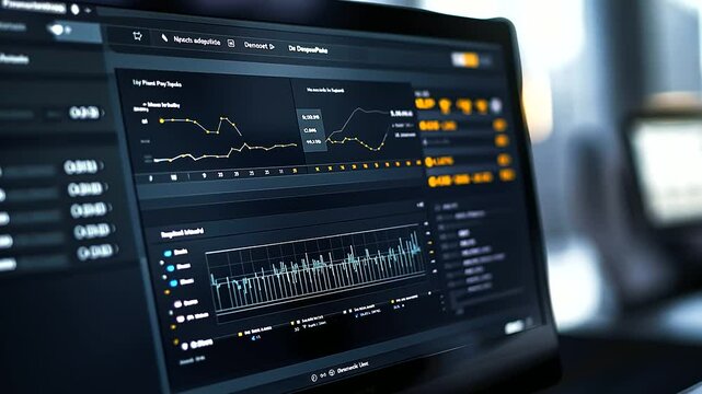 A close-up of a smart cloud dashboard displaying automated cost optimization in action, with live graphs illustrating savings from efficient resource allocation.