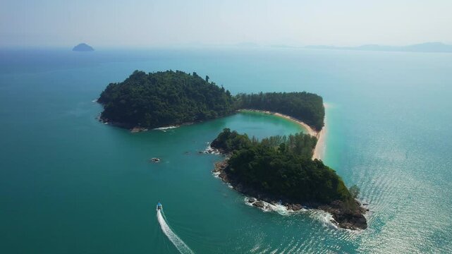 island in the Andaman Sea, Ranong Province, southern Thailand.