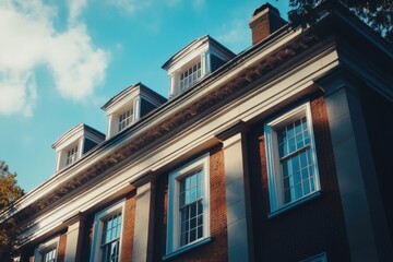 Obraz premium Grand building with elegant architecture.