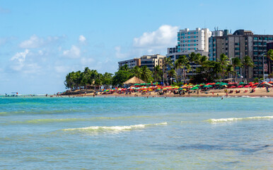 praia da ponta verde Maceió Alagoas Brasil nordeste brasileiro