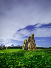 Avebury Stone Circle At Night