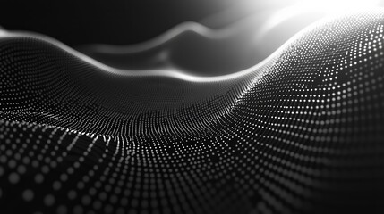 Network connection structure. Data transfer. Abstract background with interweaving of dots and lines. 3D rendering.