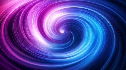 Panoramic high speed technology concept, light abstract background. Image of speed motion on the road. Abstract background in blue and purple neon glow colors.