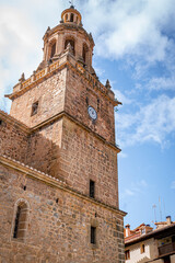 Fototapeta premium Church of Rubielos de Mora. Teruel. Spain