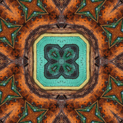 Seamless pattern of colored. Colored texture of board and fabric. Mosaic kaleidoscope multicolored.