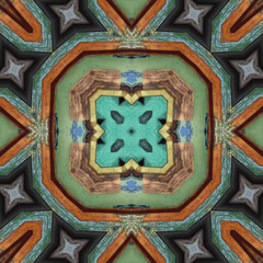 Seamless pattern of colored. Colored texture of board and fabric. Mosaic kaleidoscope multicolored.