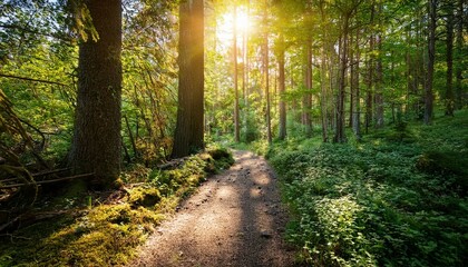 Obraz premium path in the forest