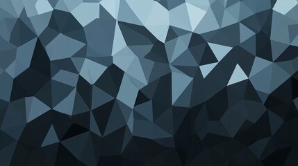 Fototapeta premium Dynamic geometric abstraction creates a captivating blue-toned background with sharp angles and soft gradients