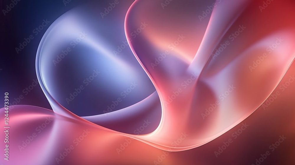 Poster colorful abstract background with flowing shapes and smooth gradients creating an artistic atmospher
