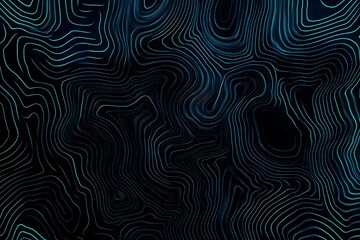 Obraz premium Abstract close-up of a glowing blue digital circuit board, showcasing intricate connections and technological design on a black background. 