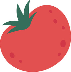 Ripe red tomato nestled among vibrant green leaves symbolizes healthy eating and embodies a lively lifestyle, inspiring the enjoyment of fresh, nutritious produce