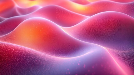 Obraz premium Abstract waves in vibrant colors create a dynamic, fluid visual effect.