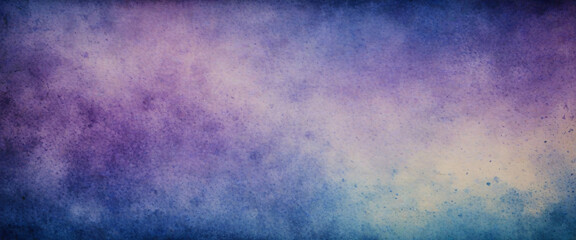 Obraz premium purple blue Grunge Texture with Watercolor and Aged Paper Effect