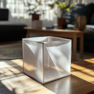 Expandable PEVA Storage Cube with Minimalist Shades for a Practical and Stylish Storage Solution