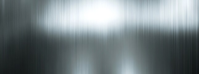 Silver Metal Texture Background with Light Grey Steel Reflection and Gradient - Vector