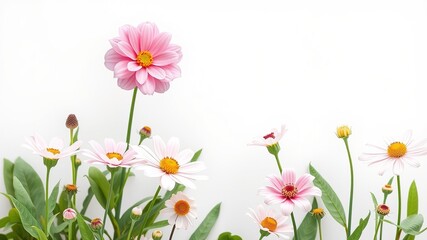 Serene Garden Tapestry: Abstract Floral Patterns and Verdant Hues