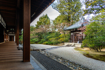 walking around the Kenninji grounds