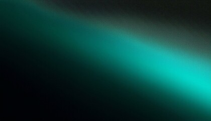 Dark teal blue green black color gradient background grainy texture effect web banner abstract design, copy space