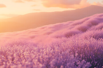 Obraz premium The Whispering Lavender Fields