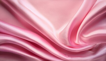 Obraz premium Pink abstract gradient background light smooth luxury pastel satin drapery texture banner design copy space