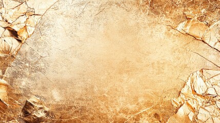Fototapeta premium An abstract background showcasing textured golden layers, ideal for creative designs, invitations, or artistic compositions. A seamless blend of colors and patterns.