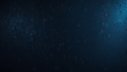 Mysterious Deep Blue Texture with Dark Abstract Background and Floating Debris