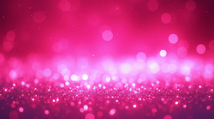 Shimmering pink phosphorescent glow background with sparkling glitter, for futuristic designs, promotional graphics, and contemporary digital art